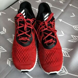 Adidas Alphabounce 1 M‎ Vivid Red Running Sneaker Men's Size 10.5 Cushioned